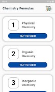 برنامه‌نما Chemistry All Formulas App عکس از صفحه