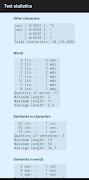 TextStats, the text decomposer ảnh chụp màn hình 1