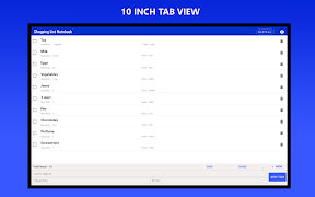 برنامه‌نما Shopping List Notebook عکس از صفحه