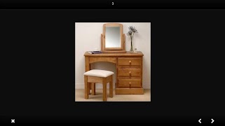 برنامهنما Dressing table design عکس از صفحه