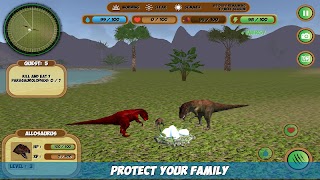 برنامه‌نما Allosaurus Simulator عکس از صفحه