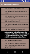 C# Interview Questions (OffLine) syot layar 5