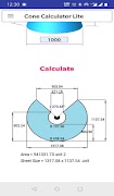 Cone Calculator Lite 스크린샷 2