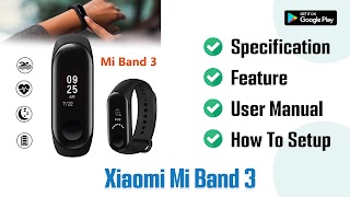 Xiaomi mi band 3 App Advice الملصق