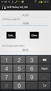 Drill String Volume Calc bbls poster