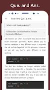 برنامه‌نما Learn Kotlin Programming - PRO عکس از صفحه