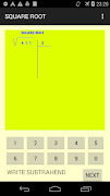 Square root syot layar 2