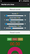 Martial arts timer syot layar 2