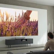 Flashlight projector mobile Plakat