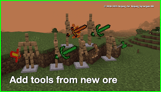 2 Schermata tools mod for minecraft pe