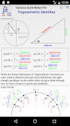Calculus Quick Notes Pro पोस्टर