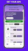 برنامه‌نما Web to app builder | App maker عکس از صفحه