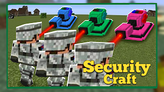 Security Craft Addon for MCPE imagem de tela 2