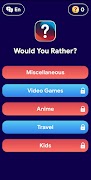 Would You Rather - Questions poster