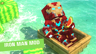 برنامه‌نما IronMan Mod Skin for Minecraft عکس از صفحه