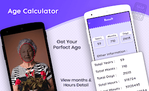 برنامه‌نما Age Calculator عکس از صفحه