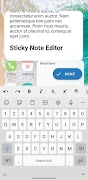 Easy Sticky Note Widget اسکرین شاٹ 6