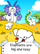برنامه‌نما Elephant Evolution: Merge Idle عکس از صفحه