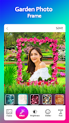 Garden Photo Frame Editor スクリーンショット 1