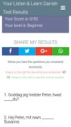 3 Schermata Danish Level Test