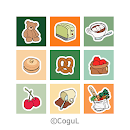 카카오톡 테마 - 러블리박스_그린오렌지 APK