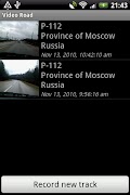برنامه‌نما VideoRoad (car video recorder) عکس از صفحه