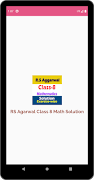 RS Aggarwal Class 8 Math Solut Cartaz