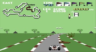 C64 Buggy Boy screenshot 1