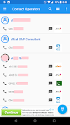 Contact-Mobile Operators تصوير الشاشة 2