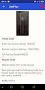 Reset & Master Mobile Codes ảnh chụp màn hình 4
