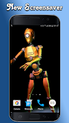 Dancing Robot Live Wallpaper syot layar 2