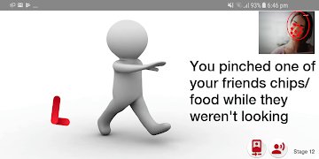 3 Schermata Take an L Challenge