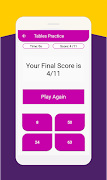 Quick Tables - Brain Logic Builder - Math Tables 스크린샷 3