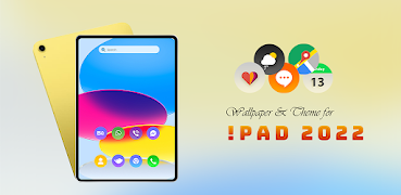 IPAD 2022 Launcher & Theme 海報