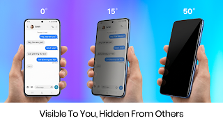 حماية الشاشة - عرض الخصوصية الملصق