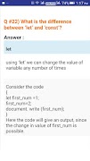 Java Script Interview Questions capture d'écran 1
