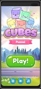Cubes Puzzle पोस्टर