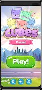 Cubes Puzzle Plakat