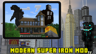 Mod Monster Godzilla Minecraft MCPE screenshot 3