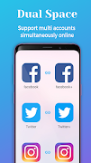 Dual App Space - App Cloner syot layar 1