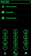 Dialer Theme Circle Green screenshot 3