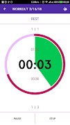 Tabata timer with music تصوير الشاشة 3
