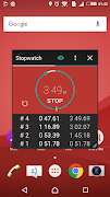 Stopwatch Lite Small App ภาพหน้าจอ 4