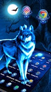 3D Ice Wolf Theme স্ক্রিনশট 2