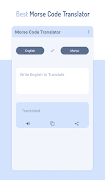 Morse Code Translator imagem de tela 1