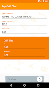 Tap-Drill Chart スクリーンショット 3