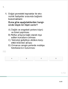 Açık Lise Test Çöz Çıkmış Soru screenshot 7