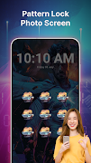 Pattern Lock: Photo Screen โปสเตอร์