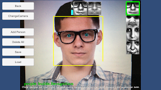 RealTimeFaceRecognitionExample screenshot 3