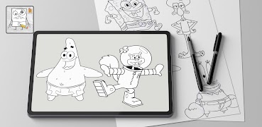 Drawing Sponge, Gary & Patrick اسکرین شاٹ 2